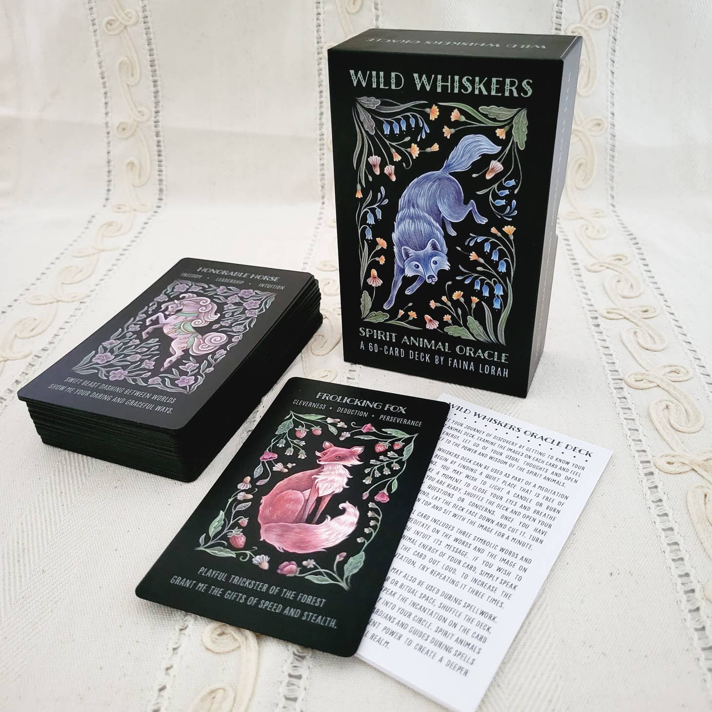 Wild Whiskers Oracle Deck - Spirit Animal Divination Cards – Of