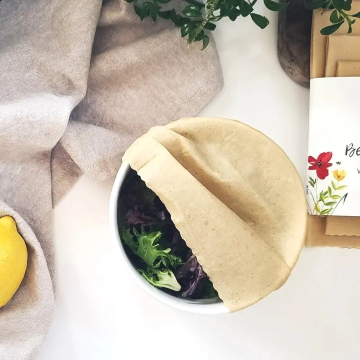 Natural Organic Cotton Beeswax Food Wraps