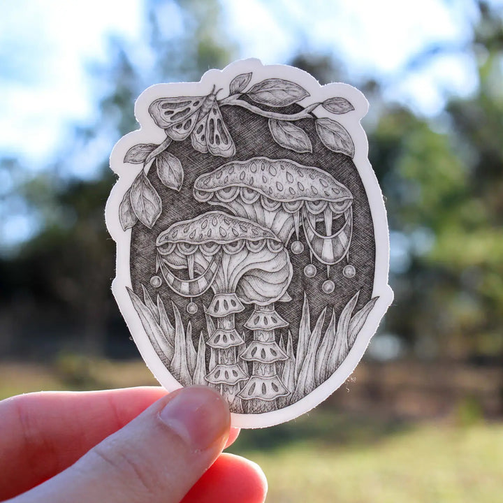 Chanterelle Midsummer Mushroom Sticker
