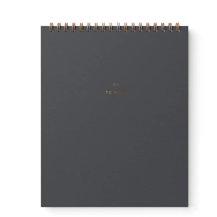 Top Spiral Notebook - Charcoal