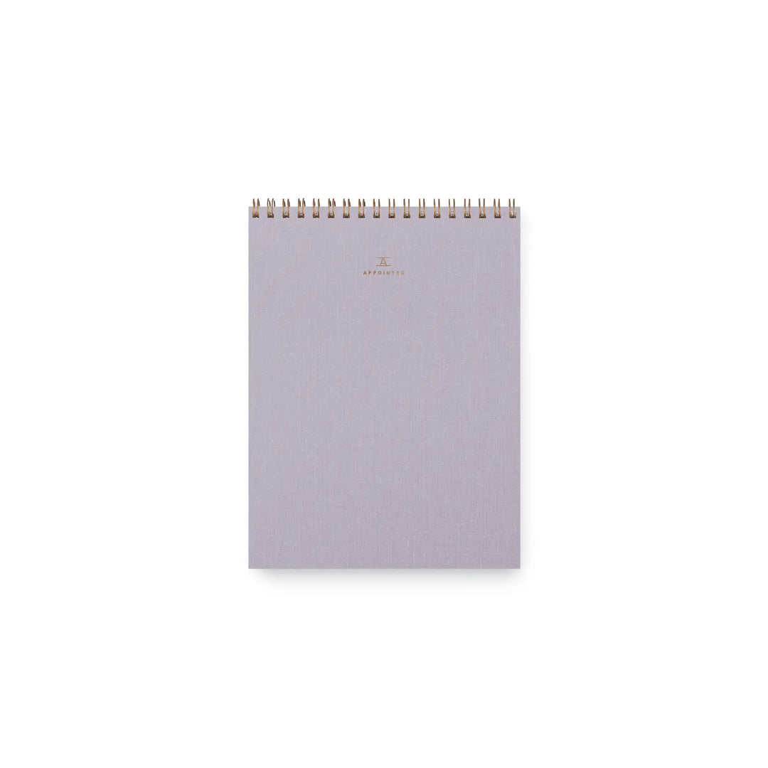 Appointed Top Spiral Office Notepad - Lavender