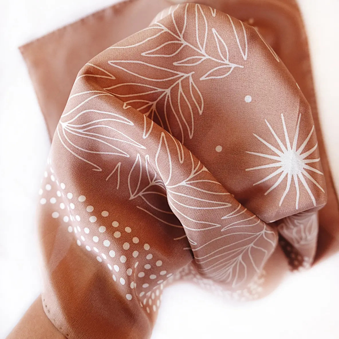 Silk Scarf - Rosewood