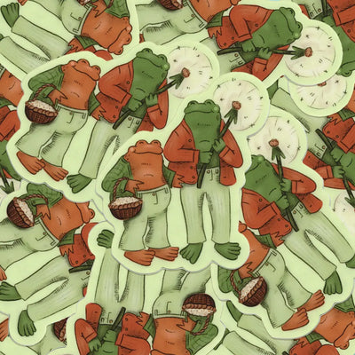 Frog & Toad Sticker