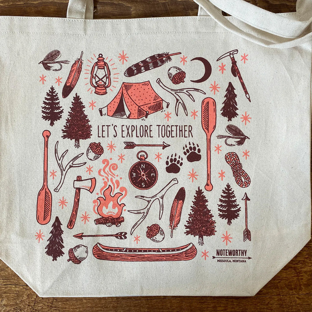 Let's Explore Tote Bag