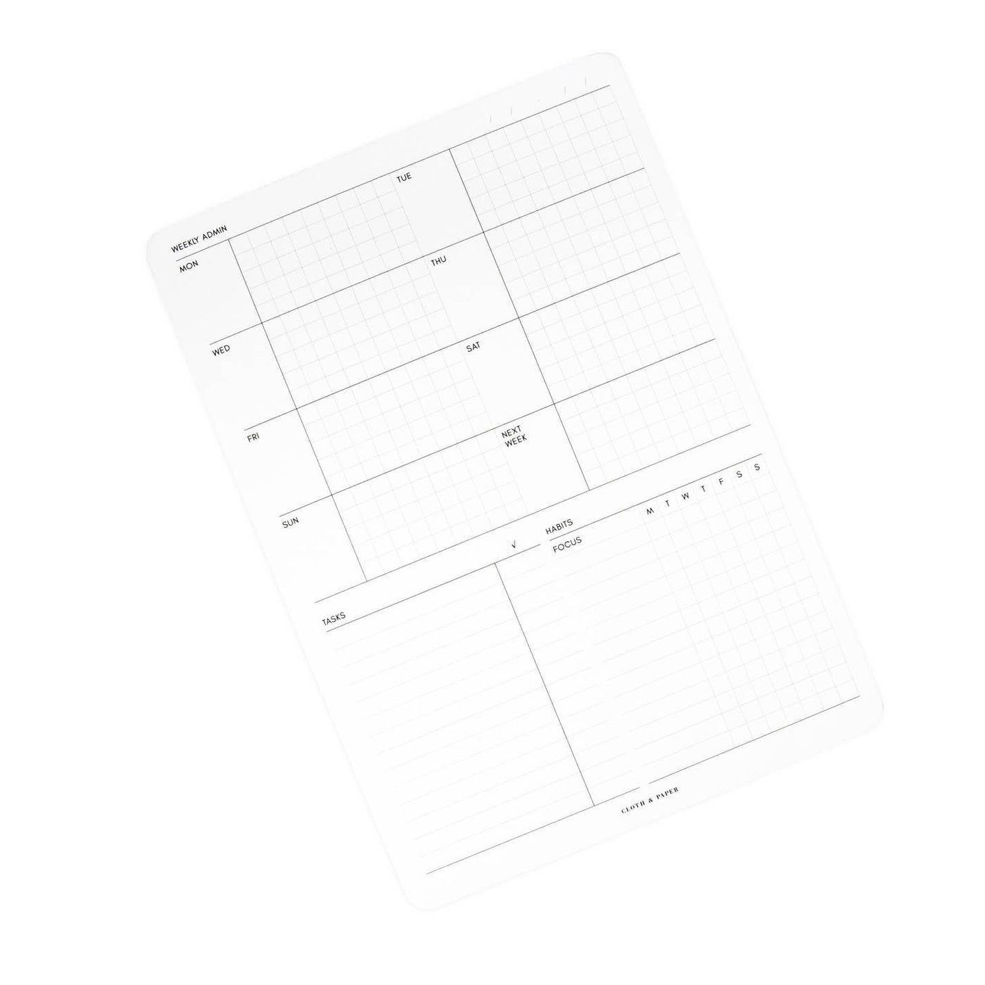 Weekly Admin Planner Pad Of Aspen Curated Gifts weekly-admin-planner-pad-of-aspen-curated-gifts