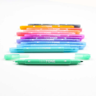Tombow TwinTone Pen Set - Pastel