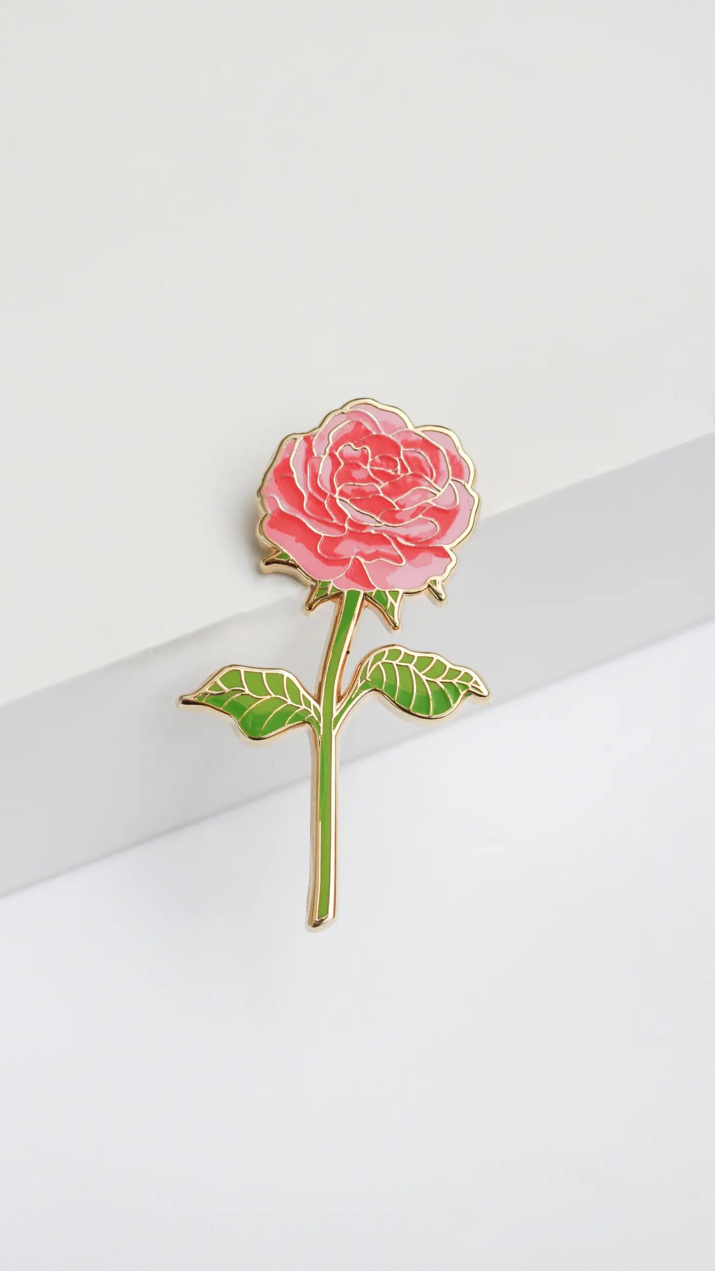 Pink Rose Pin