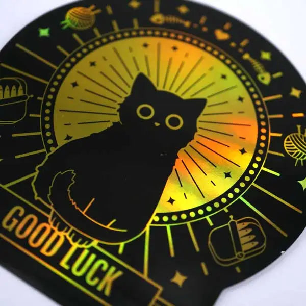 Good Luck Black Cat Sticker