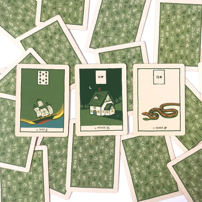 Green Glyphs Lenormand Deck + Guide