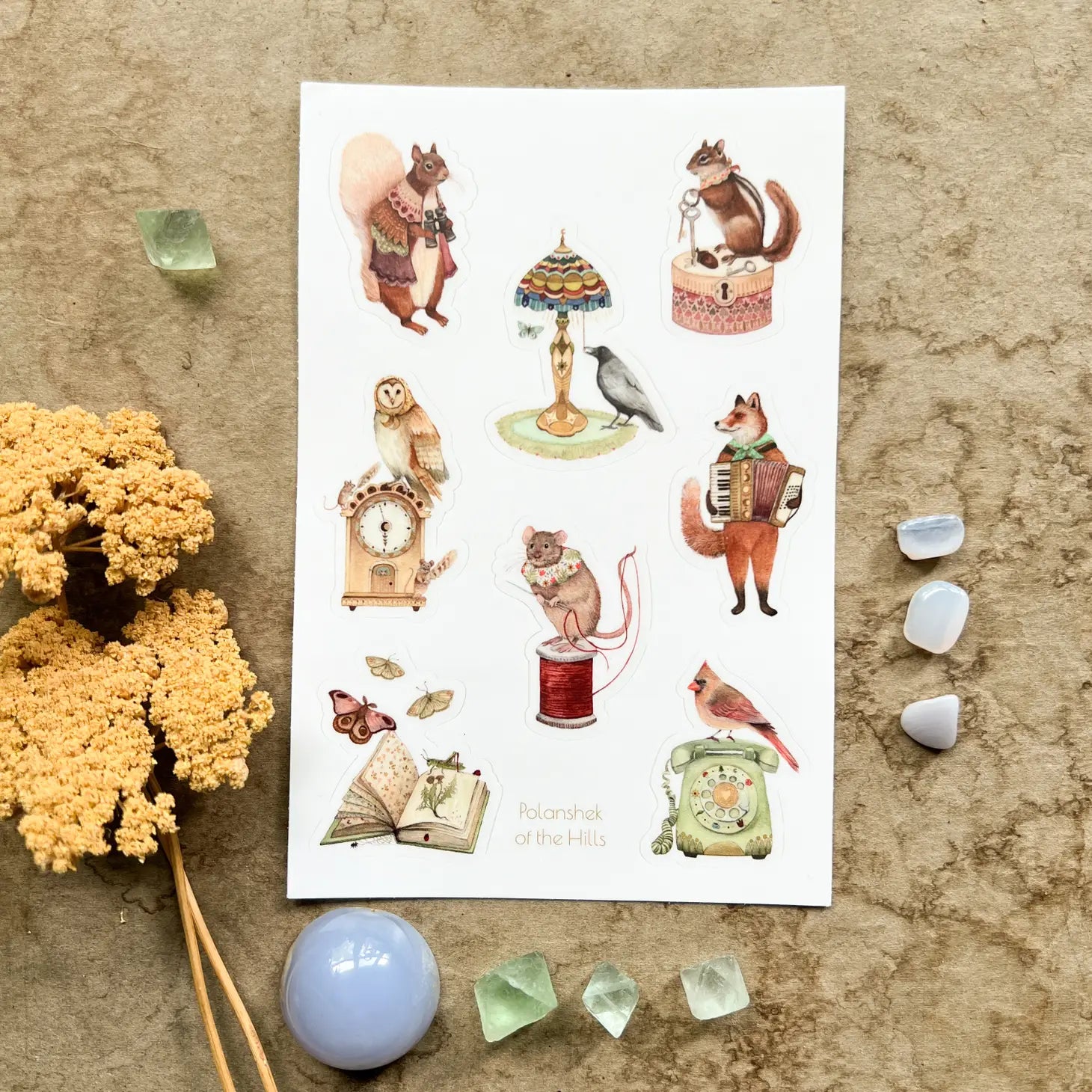 Woodland Home Sticker Sheet