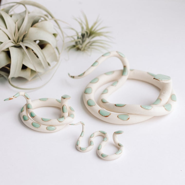 Self Care Ceramic Snake - Coiled Sylvia