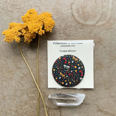 Moths Pocket Mirror