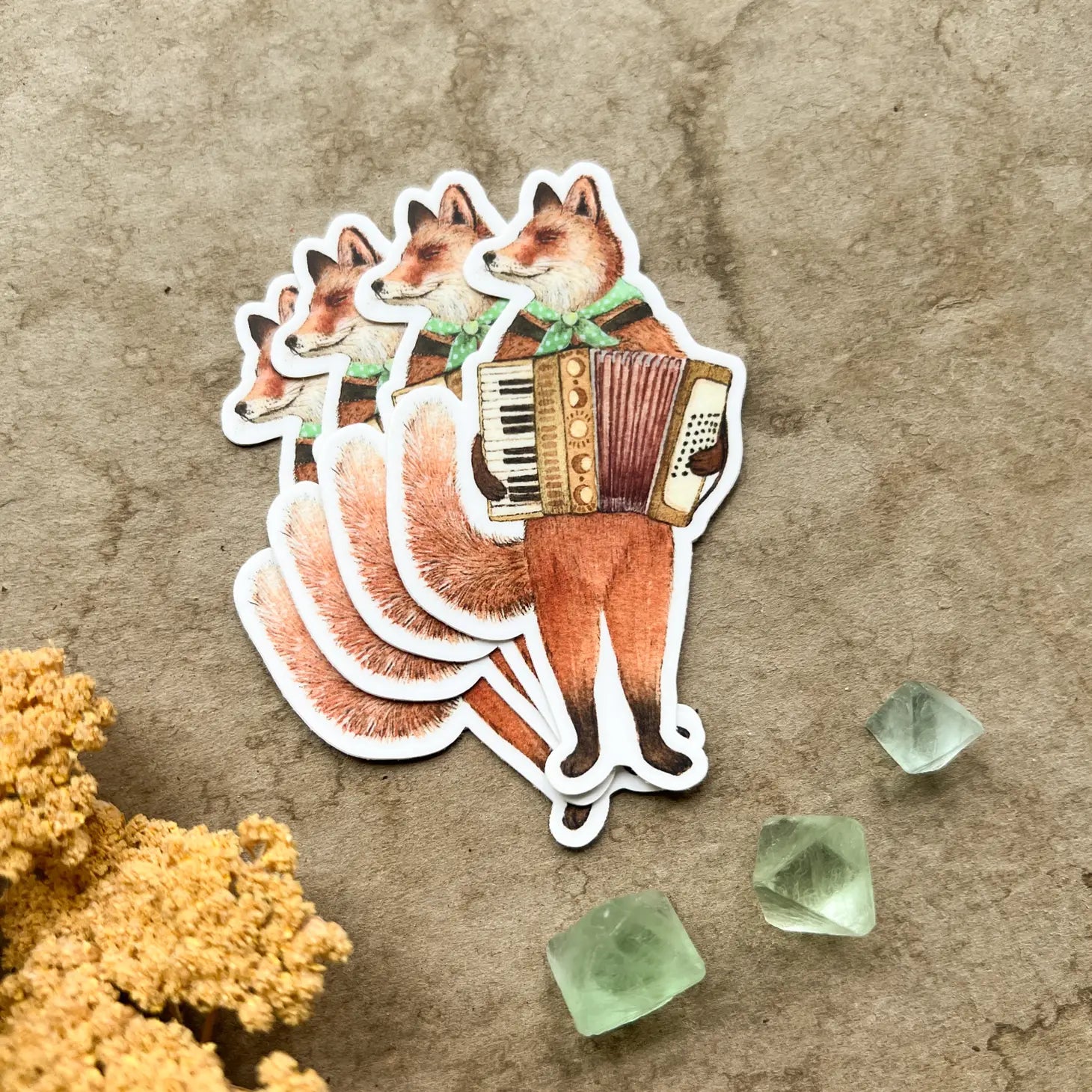 Papa's Accordion Sticker