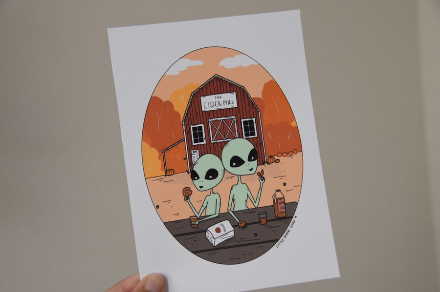 Autumn Aliens Print